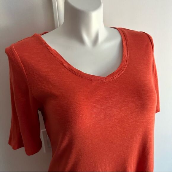 J. Jill Orange T-Shirt, Size Medium - Picture 4 of 7